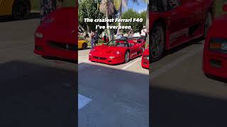 STRAIGHT PIPED Ferrari F50 is Sounds INSANE #shorts #ferrari