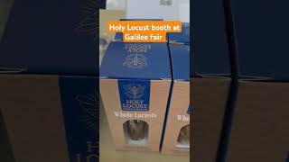 Holy Locust booth at Galilee fair in Tel Aviv