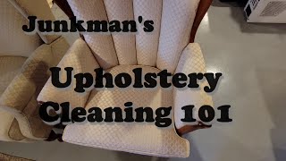 Junkman's Upholstery Cleaning Video