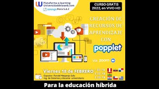 CLASE:  CREACIÓN DE RECURSOS DE APRENDIZAJE CON POPPLET