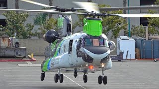 Amazing civil Boeing CH47 Chinook Rotak arrival at HAI Heli Expo | #helicopter