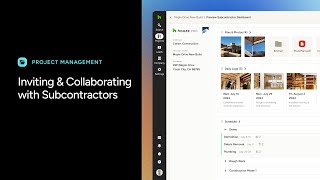 Inviting & Collaborating with Subcontractors