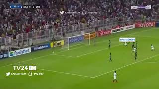 هدف فهد المولد في مرمى اليابان في تصفيات كاس العالم 2018