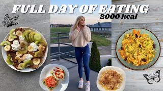 FULL DAY OF EATING, 2000 kcal