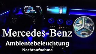 Ambientebeleuchtung | Nachtaufnahme #1 | Mikas Mercedes-Benz-Welt