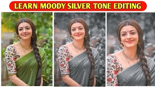 MOODY SILVER TONE EDITING 2021 || LIGHTROOM PHOTO EDITING IN MOBILE || BLACK TONE EDITING 2021