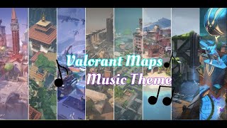 ALL VALORANT MAPS Theme Audio 🎵🎧 Pearl , Fracture, Ascent, Icebox, Split & More