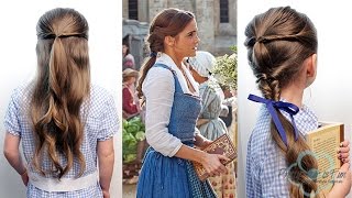 EMMA WATSON BELLE PEASANT HAIRSTYLES! 🌹