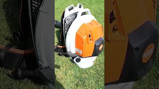 Вентилятор STIHL BR 800, как его запустить, как завести двигатель