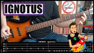 IGNOTUS - Barriobajero con clase (BASS TABS) [lyrics + PDF]