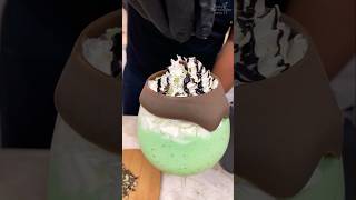 Frozen Grasshopper #icecream #cocktails