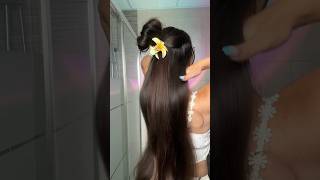 Summer hairstyle 🌼 #pelolargo #hairstyle #summerhairstyles