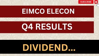 Eimco Elecon q4 Result 2023, Eimco Engineering q4 Results, Eimco Engineering Share Latest News