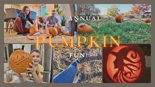 Family Pumpkin Patch Adventures: Picking & Carving Pumpkins Together!