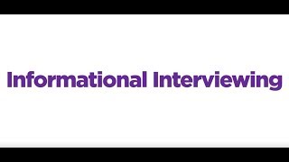 Informational Interviewing Tips