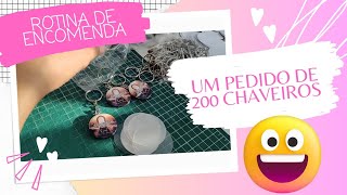 UM PEDIDO DE 200 CHAVEIROS | ORGANIZEI A BAGUNÇA | DICAS SOBRE O BOTTONS