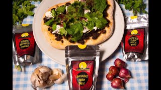 Beef Baharat flatbread