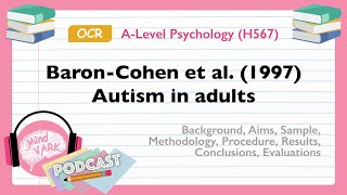 Podcast: Baron-Cohen et al. (1997) Autism in adults