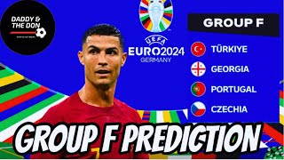 Euro 2024 Group F Predictions