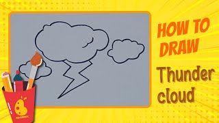 How to Draw Thunder cloud