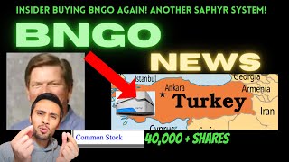 BNGO stock news: BNGO chairman buys BNGO stock, Another BNGO Saphyr system spotted in Turkey!