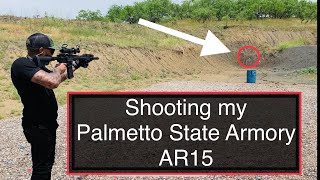 Palmetto State Armory PSA - AR15 - ETTS Texas Shooting Range - Very Accurate 🎯