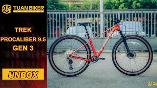 Trek Procaliber 9.5 Gen 3 Lava color unboxing |TUANBIKER|