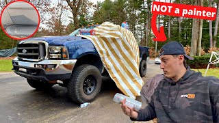 Painting the 7.3 Powerstroke F350 Did NOT Go Well.. | DriveHub