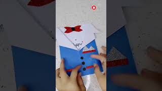 Happy Brother's Day Card || DIY Brother's Day Gift Card ||@MuntahaImaginativeCraft.. #ytshorts #diy