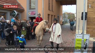 Valašské Klobouky: Svatý Martin přivezl sníh