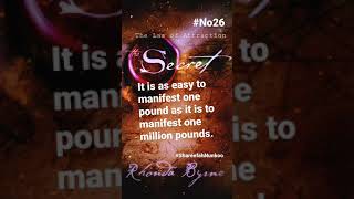 What you think U will attract | Law Of Attraction | Visualise it #TheSecet #Quote #No26 #Shorts #Loa