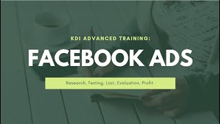 Belajar Facebook Ads Di KDI