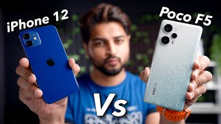 iPhone 12 Vs Poco F5 Full in Depth Comparison | KONSA LENA BEST HAI? Mohit Balani