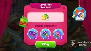 Homescapes super hard level 7781 - 7790