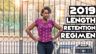 MY 2019 LENGTH RETENTION REGIMEN || mycrownofcurls