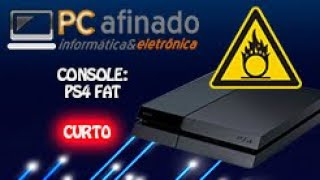 PS4 FAT SEM SINAL DE VIDA - EQUIPAMENTO COM MUITA OXIDAÇÃO