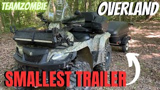 Overlandings smallest trailer for atv and utv