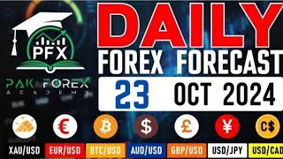 23 OCT 2024 DAILY FOREX FORECAST GOLD TRAPE SELL MOVE