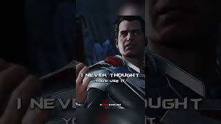 SAD SUPERMAN & BATMAN DIALOGUE #batman #superman #injustice2 #dc #ps5 #shorts