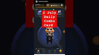 how to unlock 2 July daily combo card hamster Kombat | hamster Kombat daily combo cards