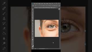 😎 Fix eyebags in under 1 minute! #photoshoptutorial #shorts