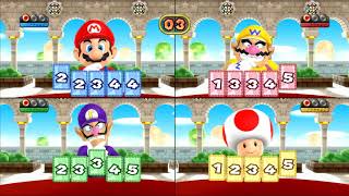 Mario Party 9 -  Mario vs Wario vs Waluigi vs Koppa Master Difficulty| Cartoons Mee