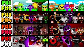 Incredibox Sprunki Mix All Phases: Phase 1-8