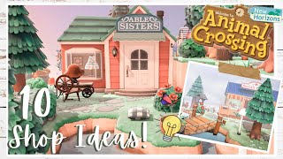 10 Shop Ideas for Nooks and Ables! | Animal Crossing New Horizons