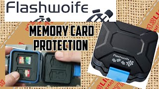 Flashwoife Turtle-SD4MSD8W waterproof memory card protection box Micro SD Storage