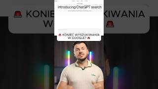 Wyszukiwarka w ChatGPT, poważny rywal dla Google! #chatgpt #wiadomości