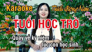 Tuổi Học Trò ✔ Karaoke Thiếu Giọng Nam ► Song Ca Với Ngọc Lan ❖ Thiết TV