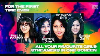 Telugu Girlgamers petta Squad at same stage @PlayLikeIncognito @GamingDrive @barbiegirlyt007​