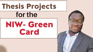 Projects that qualified for the NIW-Green card | Grad School to Permanent residency | Tech | Maths