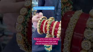 Royal wedding bangles set look rajwada #shortvideo #weddingbangles #bangels #aayushbangles